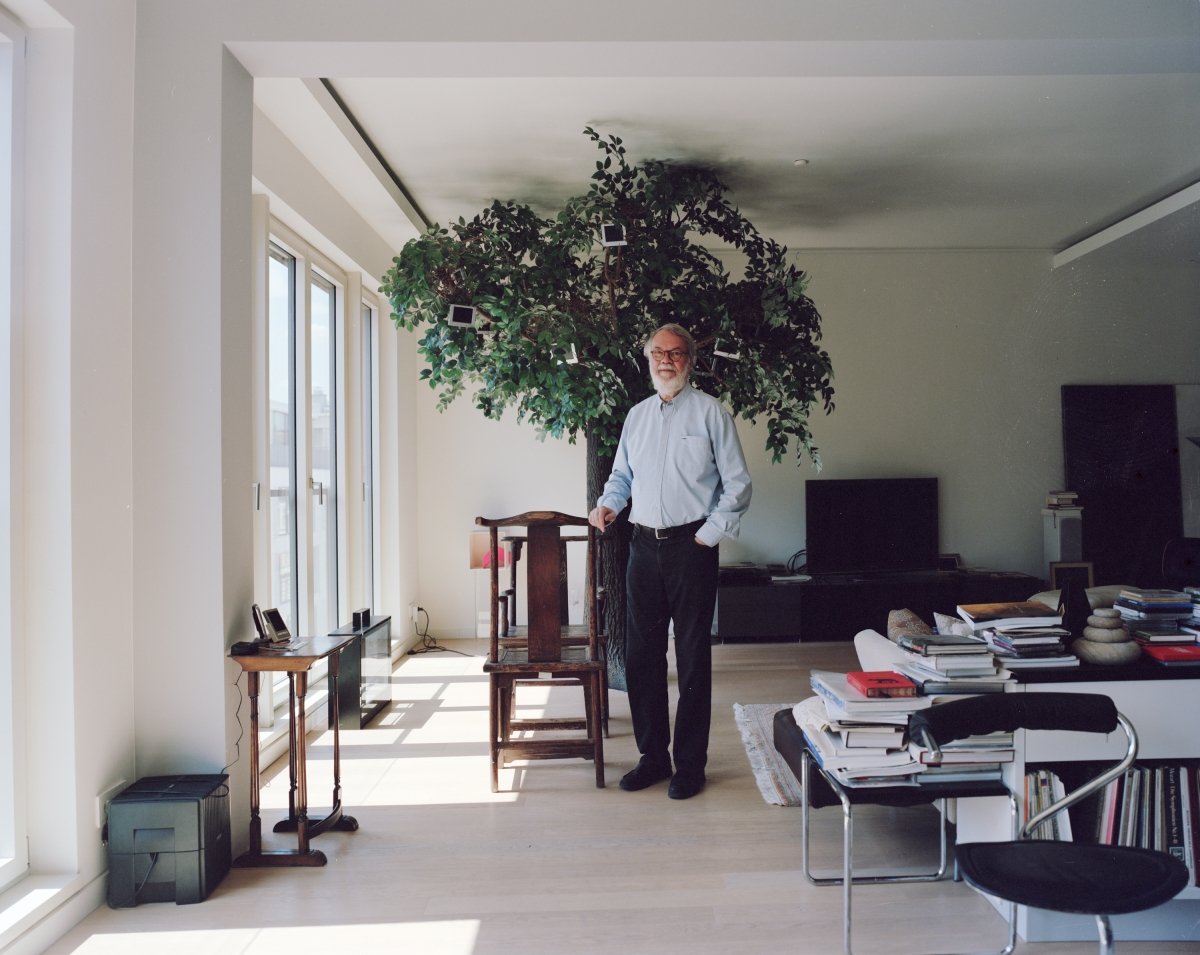 Wulf Herzogenrath in his private collection