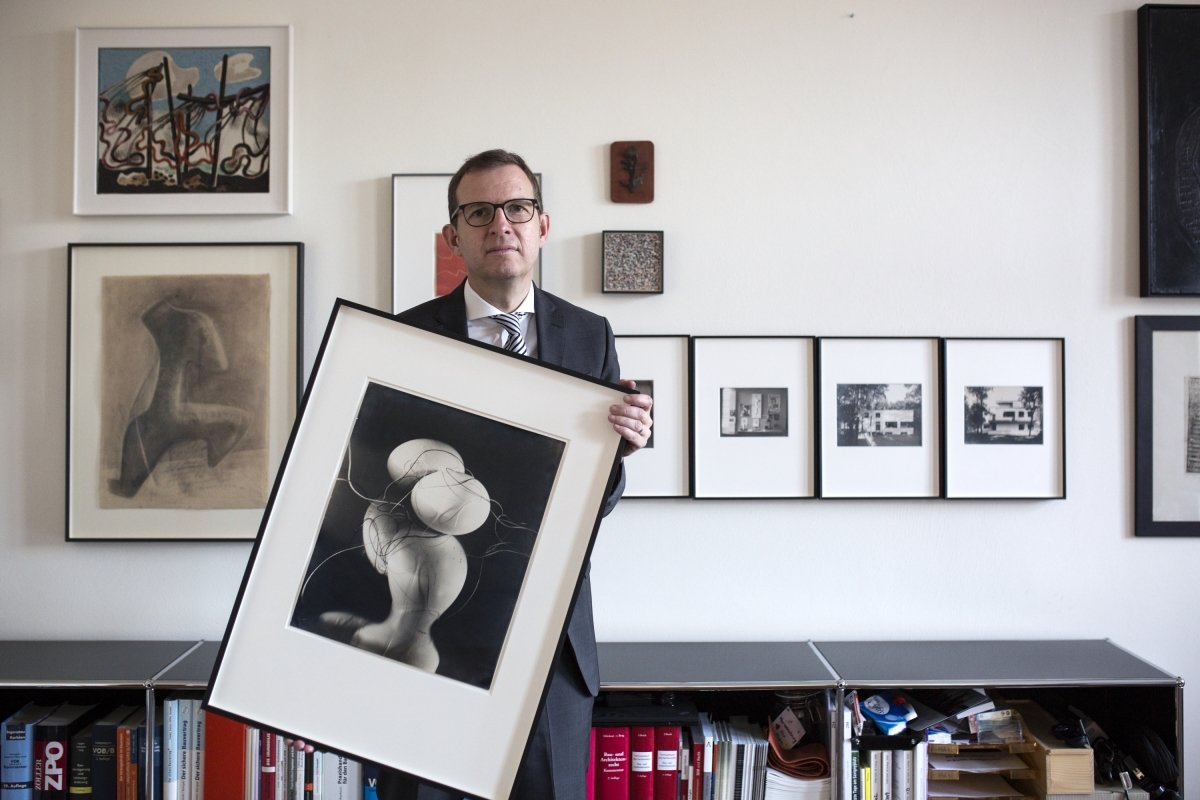 Ralf Kemper with his private collection